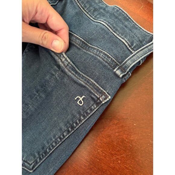 Rag & Bone Cate Mid Rise Skinny Jeans Dark Wash Denim Size 25 - Picture 5 of 12